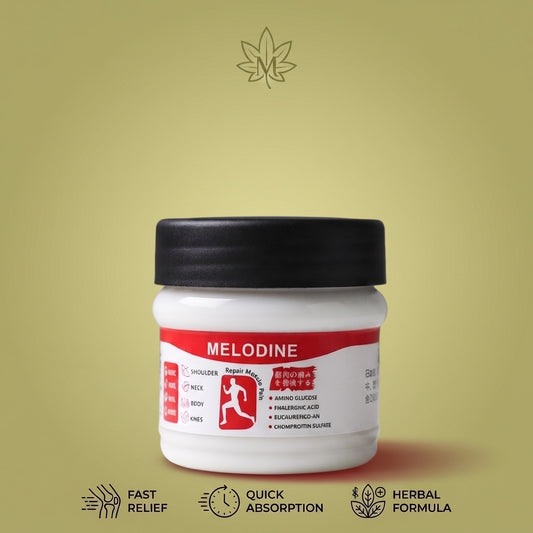 MELODINE Japanese Massage Gel – Fast-Absorbing Herbal Formula for Muscle, Joint & Knee Pain Relief (100g)