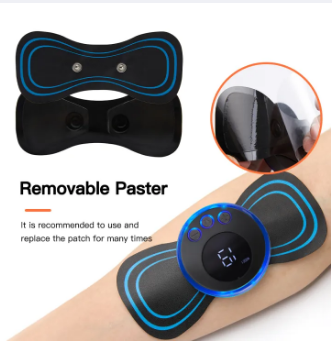 Ems Body Massager Pulse Neck Pain Relief Ems Butterfly Body Massager Men & Women Butterfly Massager