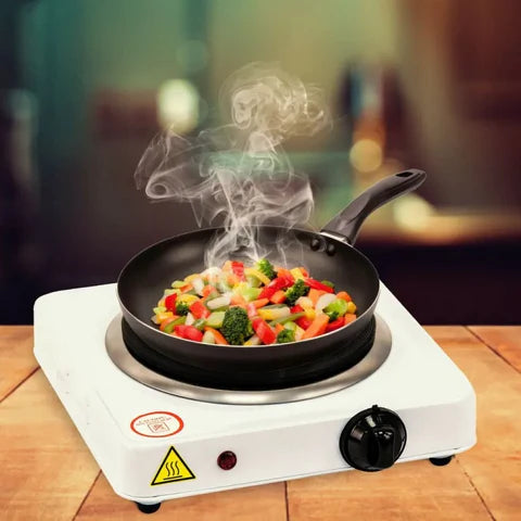 Mini Electric Stove For Cooking, Hot Plate Heat Up In Just 2 Mins, Easy To Clean, (Random Color)