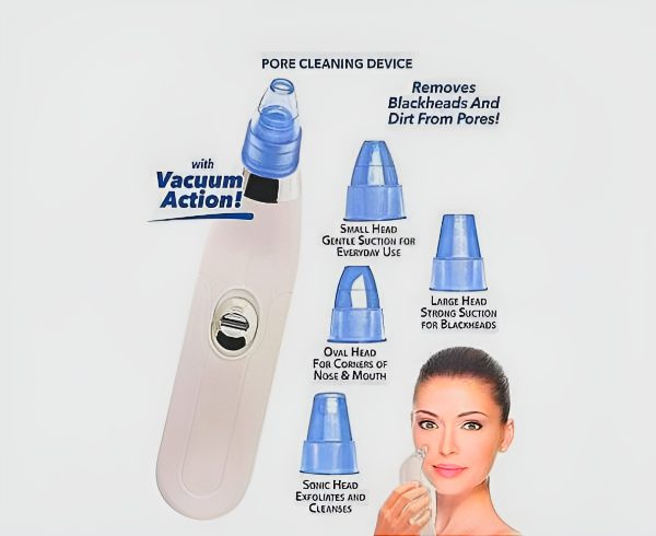 Derma Suction Vacuum Blackhead Remover Pore Cleaner Electric Nose Face Deep Cleaning Skin Care Machine Aspirator Point Skin Care Tool Beauty