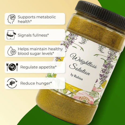 Dr. Rubina Weight Loss Solution | Herbal Slimming, Digestion & Energy Support Formula