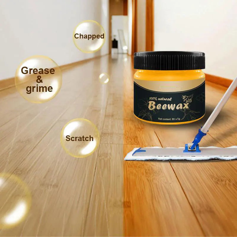 Clean Your Furniture - Beewax Multipurpose Furniture Care Polish Cleaner for Floor Tables Cabinets Easy to Use