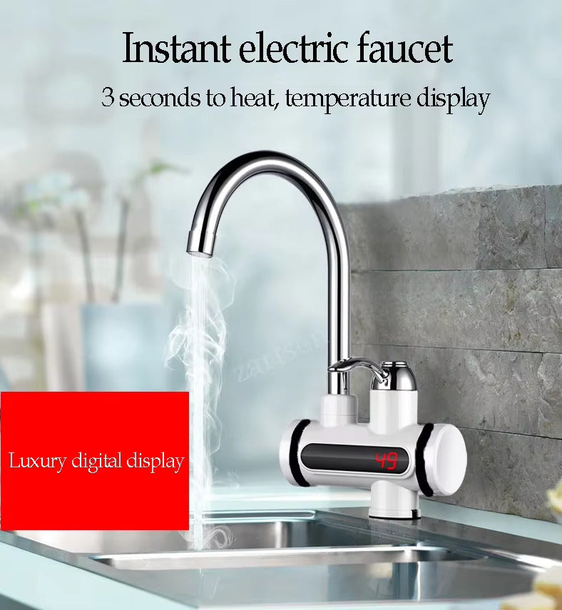 Electric Water Heating Faucet ,tap For Kitchens And Bathrooms | Display | Hot Water (without Shower )