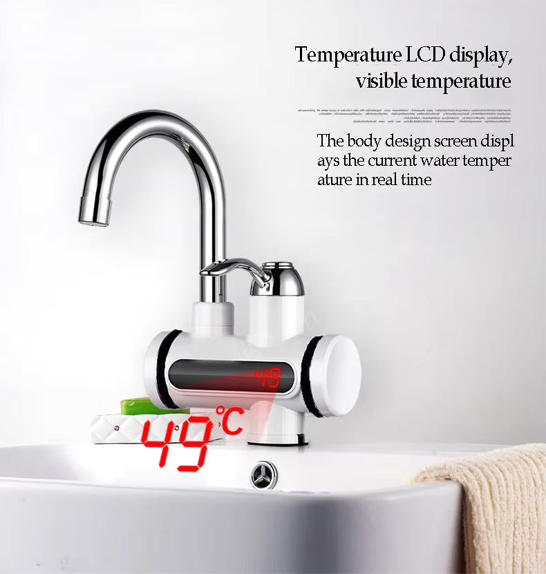 Electric Water Heating Faucet ,tap For Kitchens And Bathrooms | Display | Hot Water (without Shower )