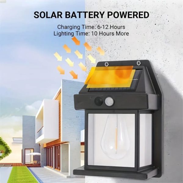 Solar Lamp Outdoor Waterproof Intelligent Induction Wall Lamp | Courtyard Garden Villa Lighting Night Light