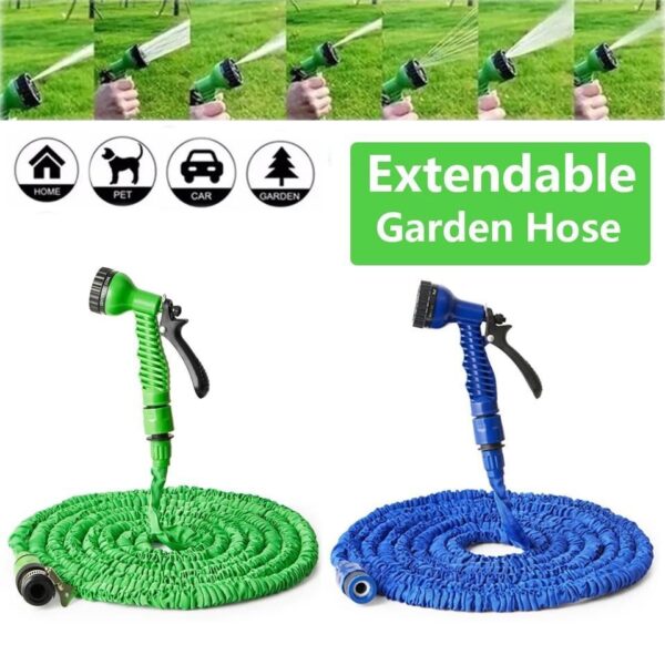 Magic Watering Hose Flexible Expandable For Indoor And Outdoor Garden Hose Reels Water Hose Pipe Car Wash Hose Quick Connector