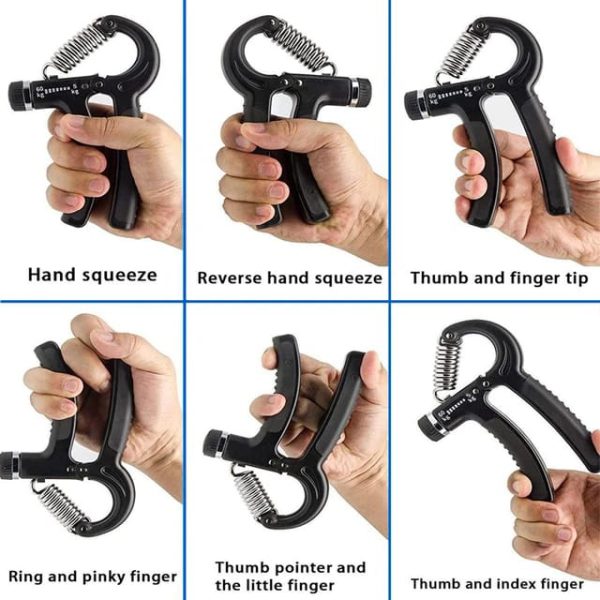 Hand Exerciser | Hand Grip Strengthener Adjustable Resistance Wrist Strengthener Forearm Gripper Hand Workout Squeezer Grip Strength Trainer