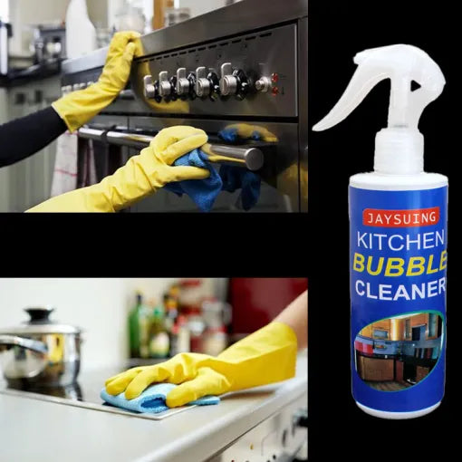 Kitchen Heavy Duty Cleaning Spray | Kitchen Bubble Cleaner Spray Clear Remove All Greases Stain And Dirts – 200ml